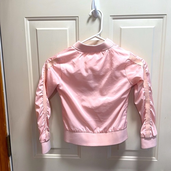 Whatever Kids Pink Bomber Jacket size 6 - Picture 2 of 7